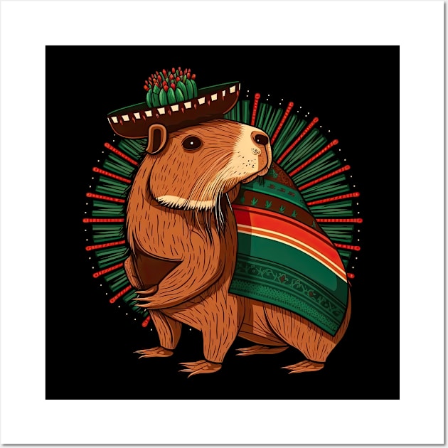 Capybara 5th of May Wall Art by JayD World